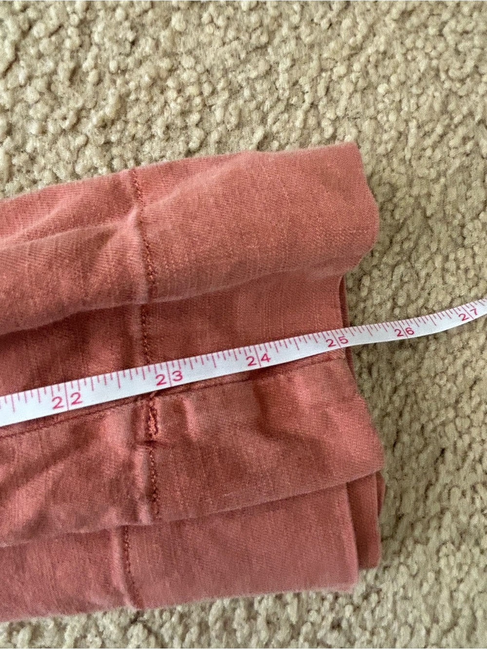 Evereve Joelle Stretch Linen Pants in Terracotta - Picture 6 of 7